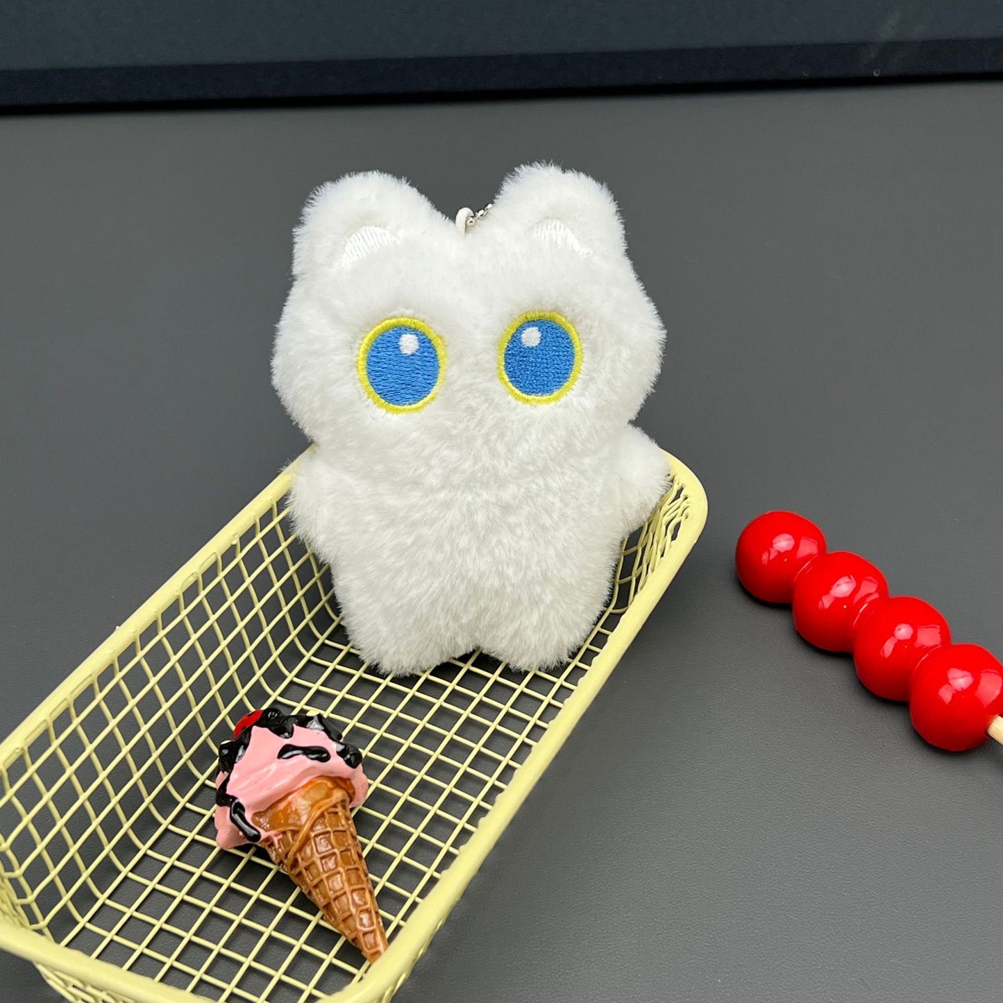 Squeaky Plush Toy Doll, Stuffed Animal Pendant