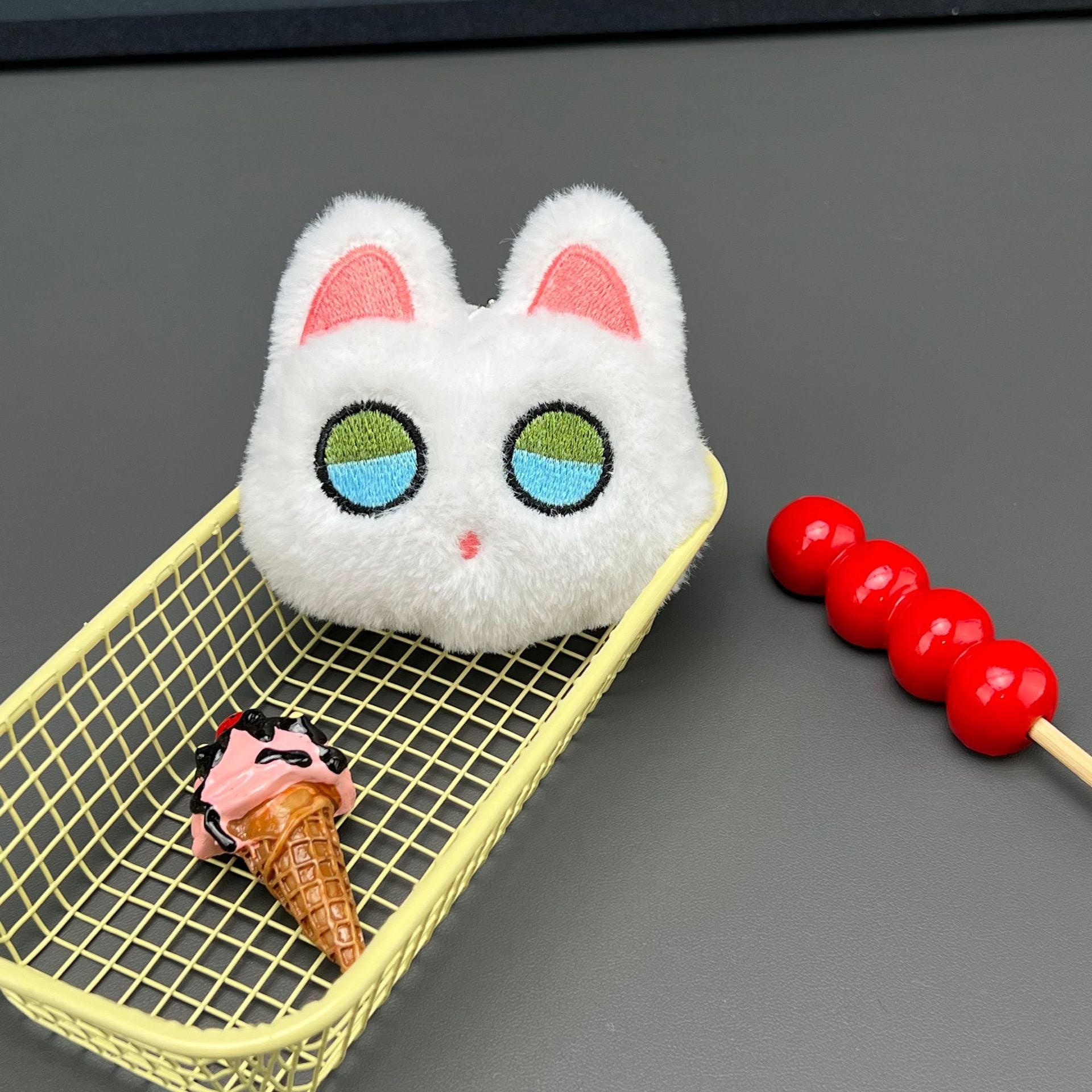 Squeaky Plush Toy Doll, Stuffed Animal Pendant