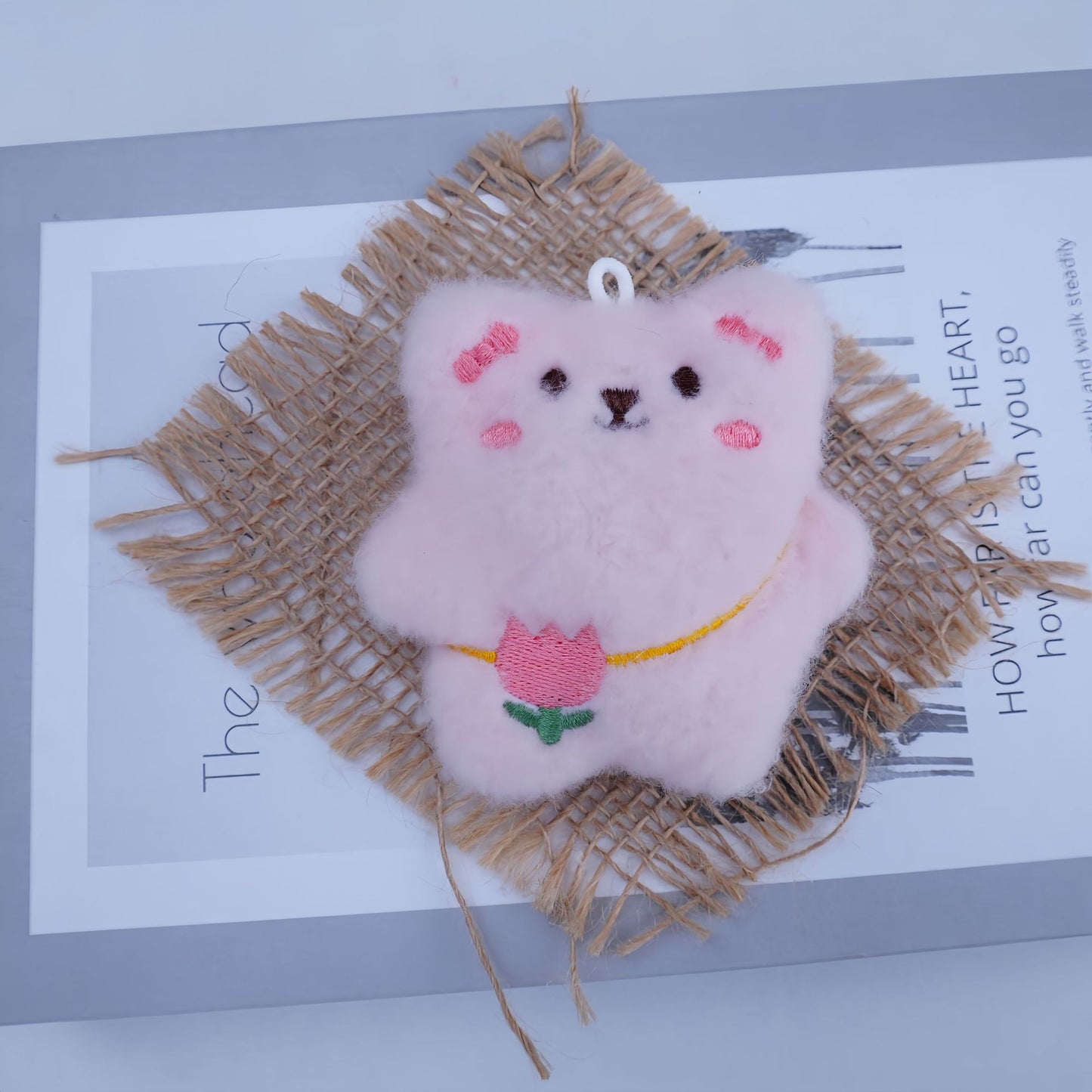 Squeaky Plush Toy Doll, Stuffed Animal Pendant