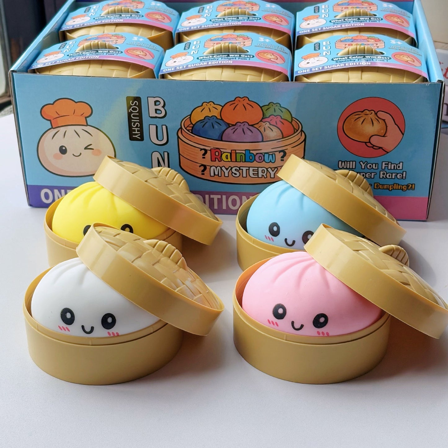 Squeeze Stress Relief Toy with Cartoon Expressions