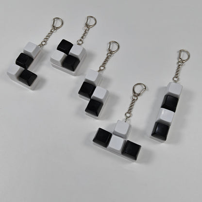 Squeeze the cube keychain