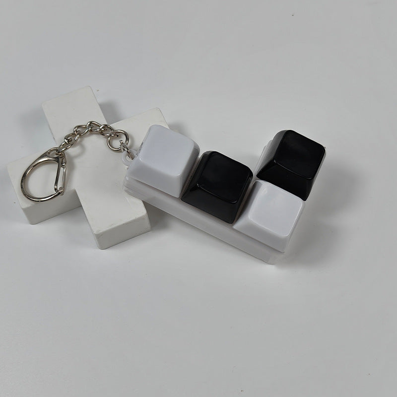 Squeeze the cube keychain