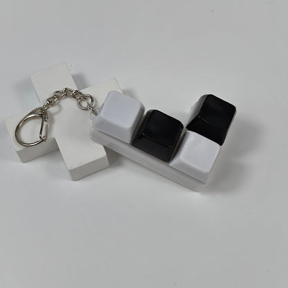 Squeeze the cube keychain
