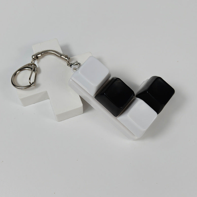 Squeeze the cube keychain