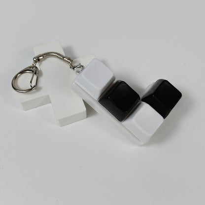 Squeeze the cube keychain