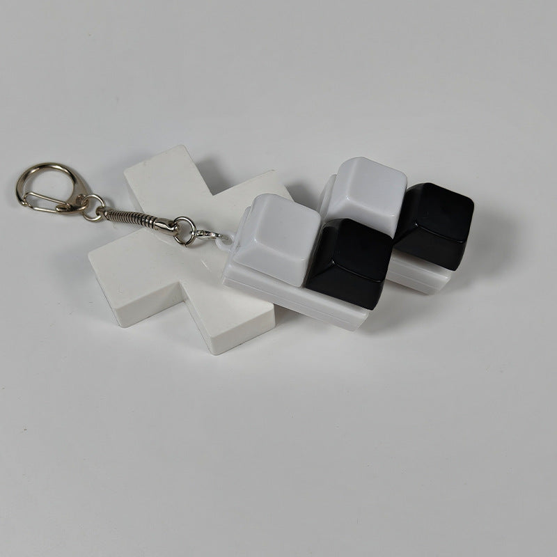 Squeeze the cube keychain