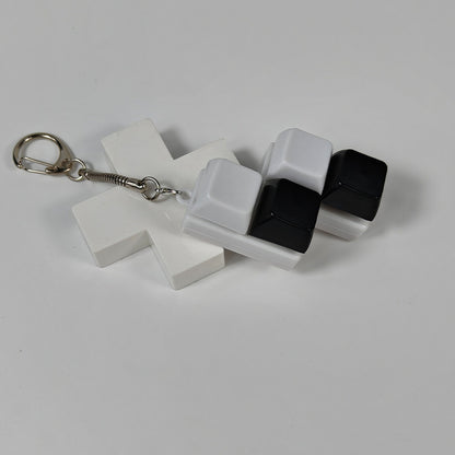 Squeeze the cube keychain