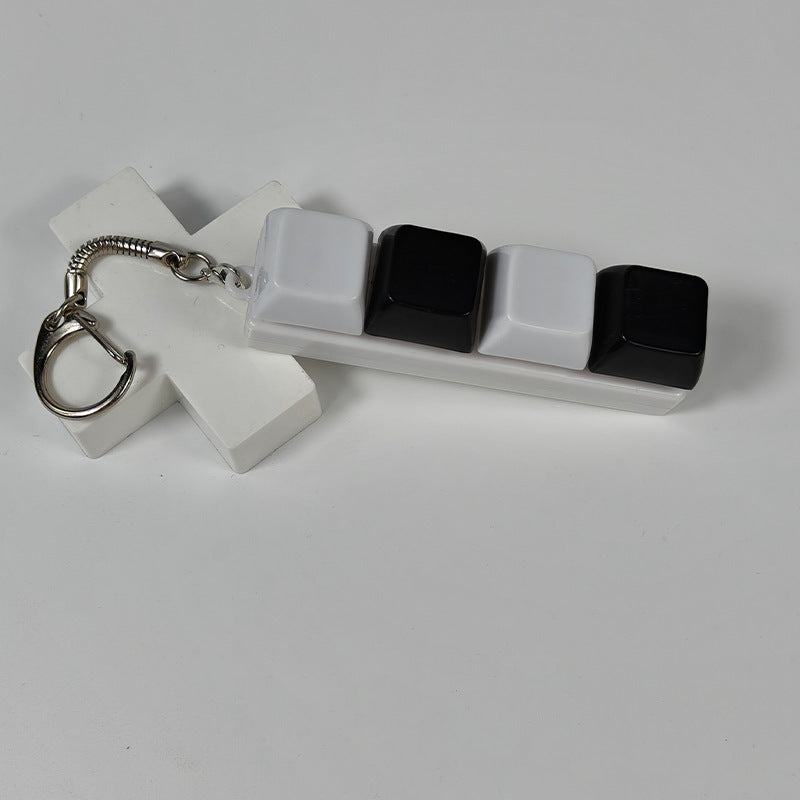 Squeeze the cube keychain