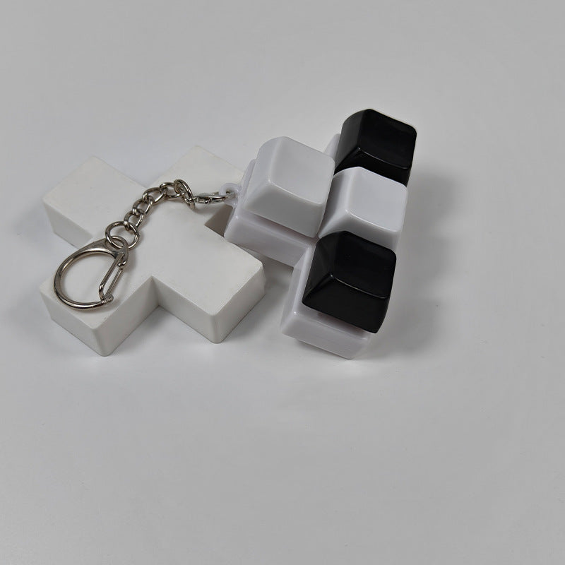 Squeeze the cube keychain