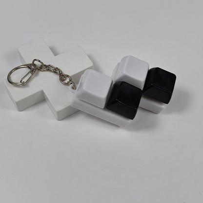 Squeeze the cube keychain