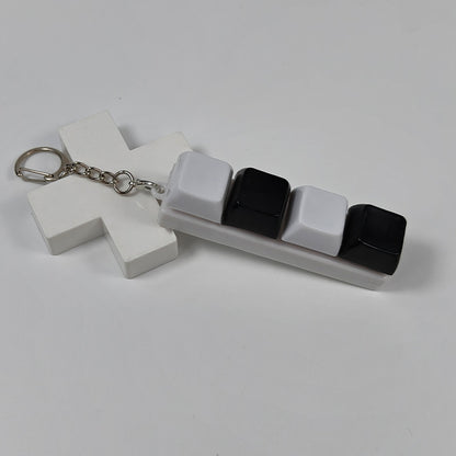 Squeeze the cube keychain