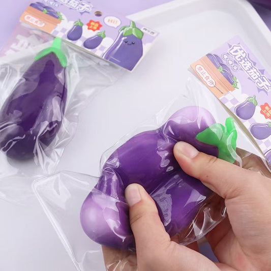 Squeeze Toy Eggplant