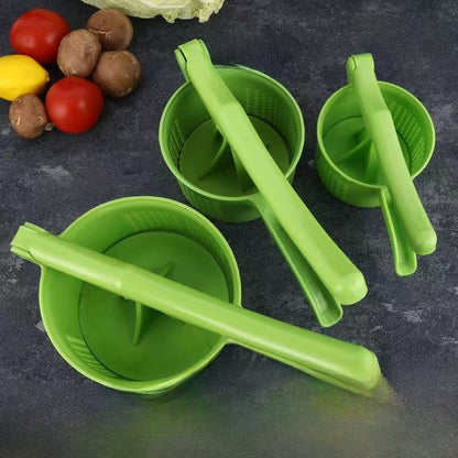 Squeezing vegetable machine