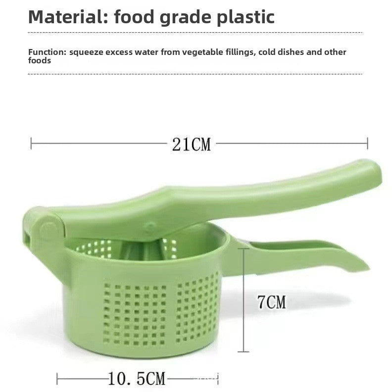Squeezing vegetable machine