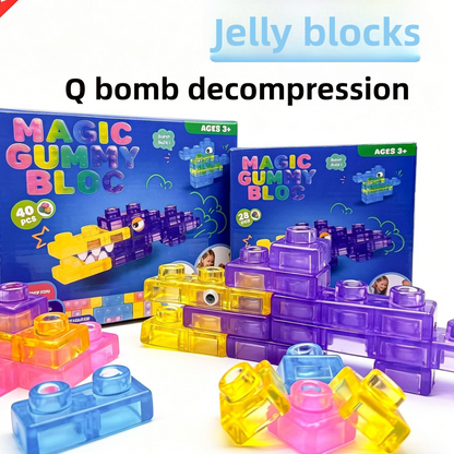 Squishy Jelly Building Blocks Educational Toys