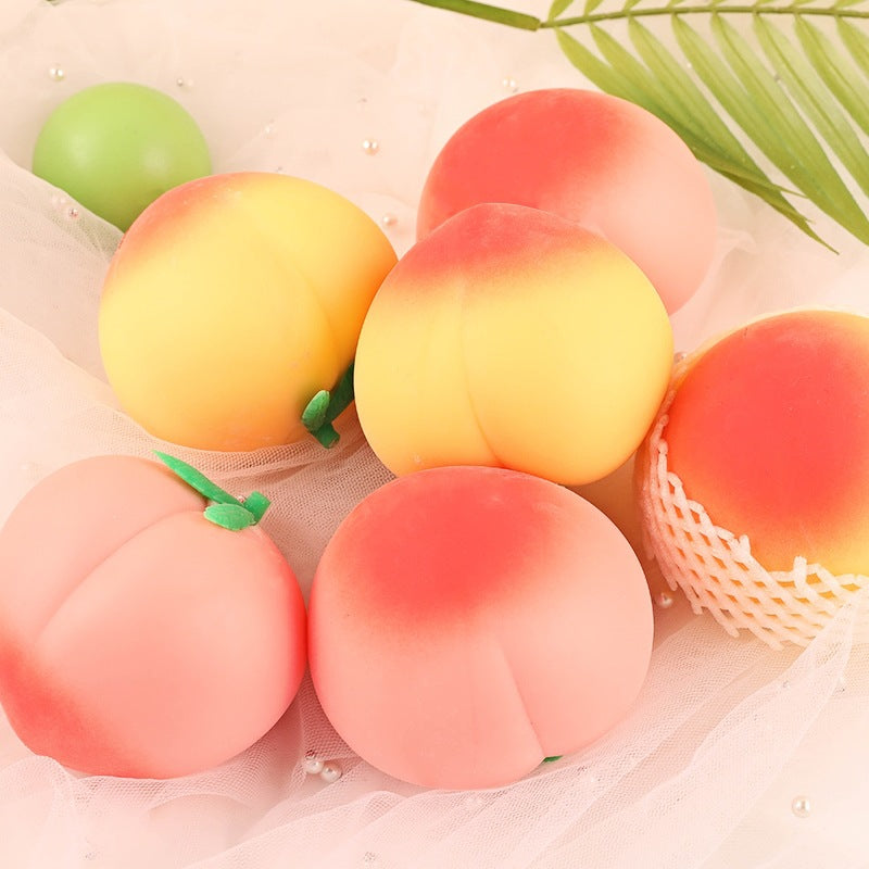 Squishy Peach Stress Relief Toy