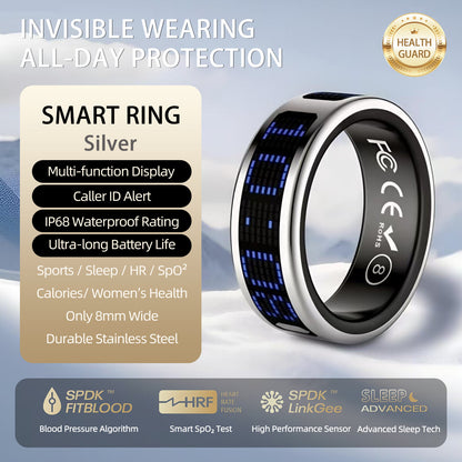 SR16 Smart Ring with Health Monitoring