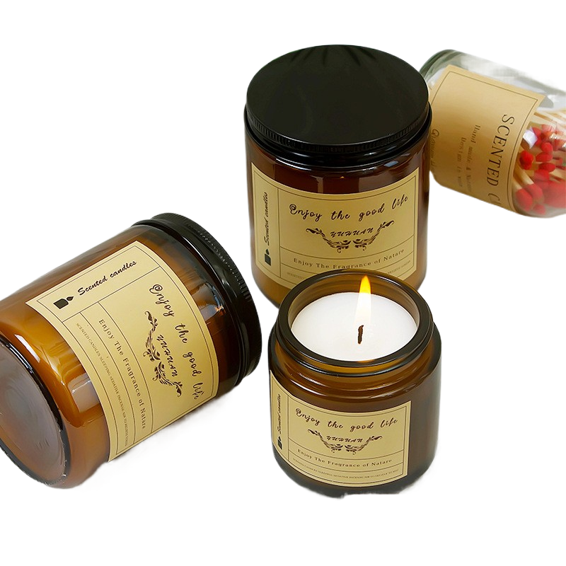 Sried flower scented candles
