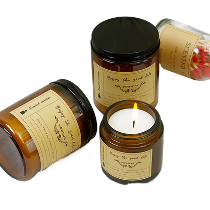 Sried flower scented candles
