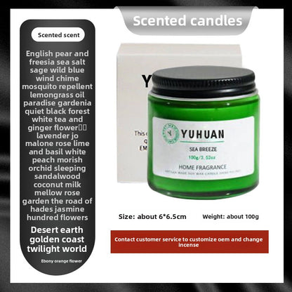 Sried flower scented candles