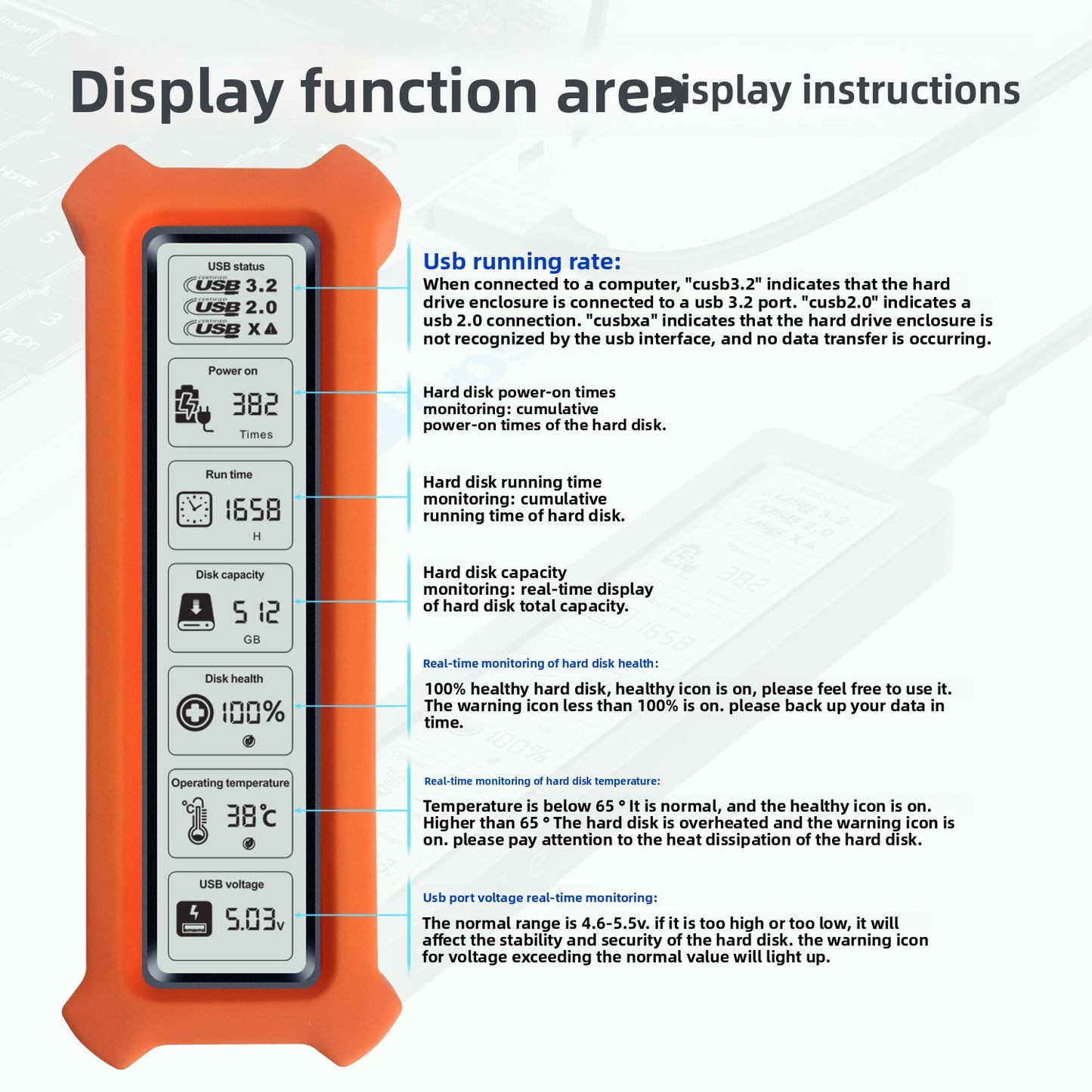 SSD external enclosure