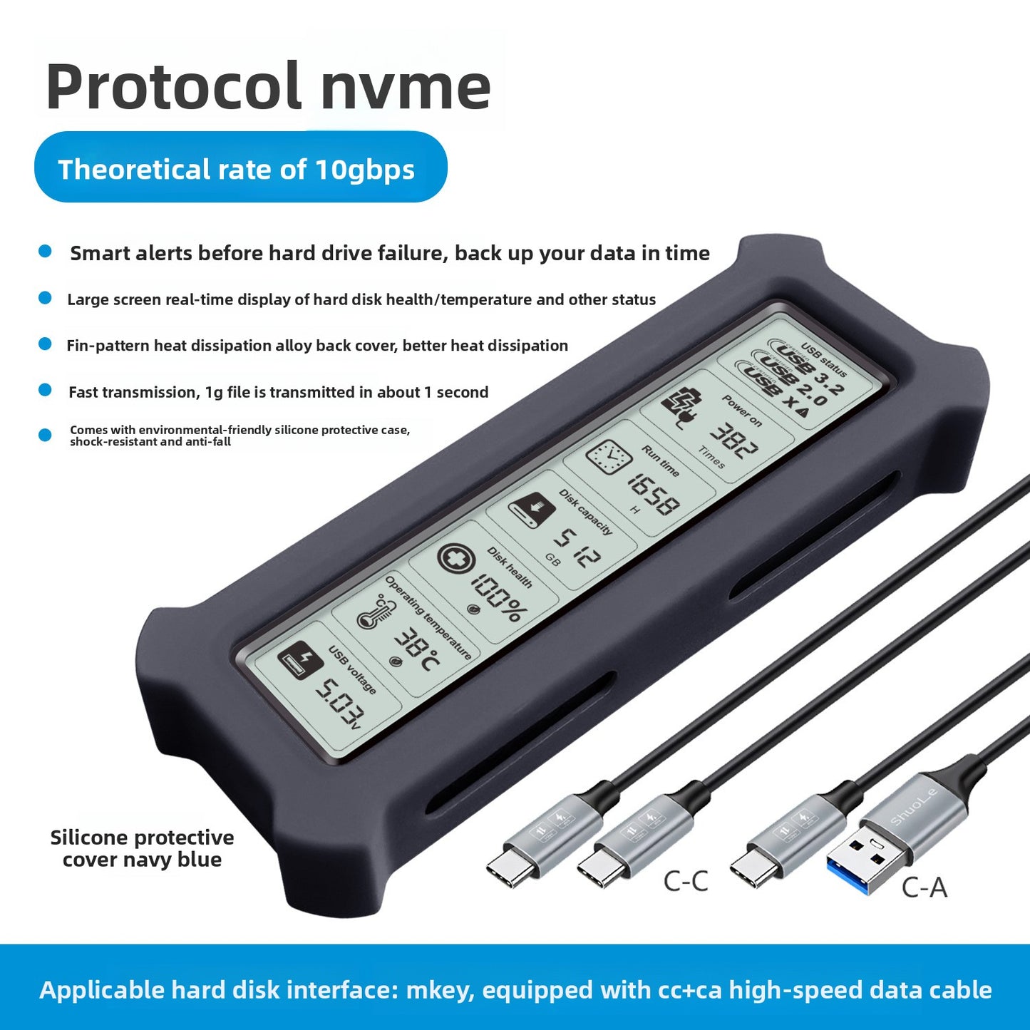 SSD external enclosure