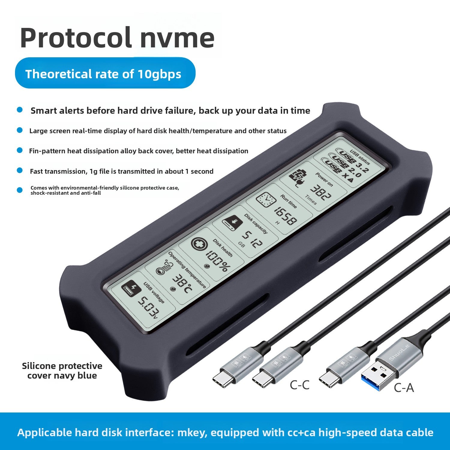 SSD external enclosure