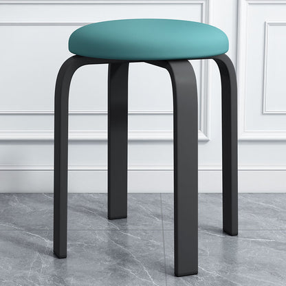 Stackable Italian Design Metal Stool