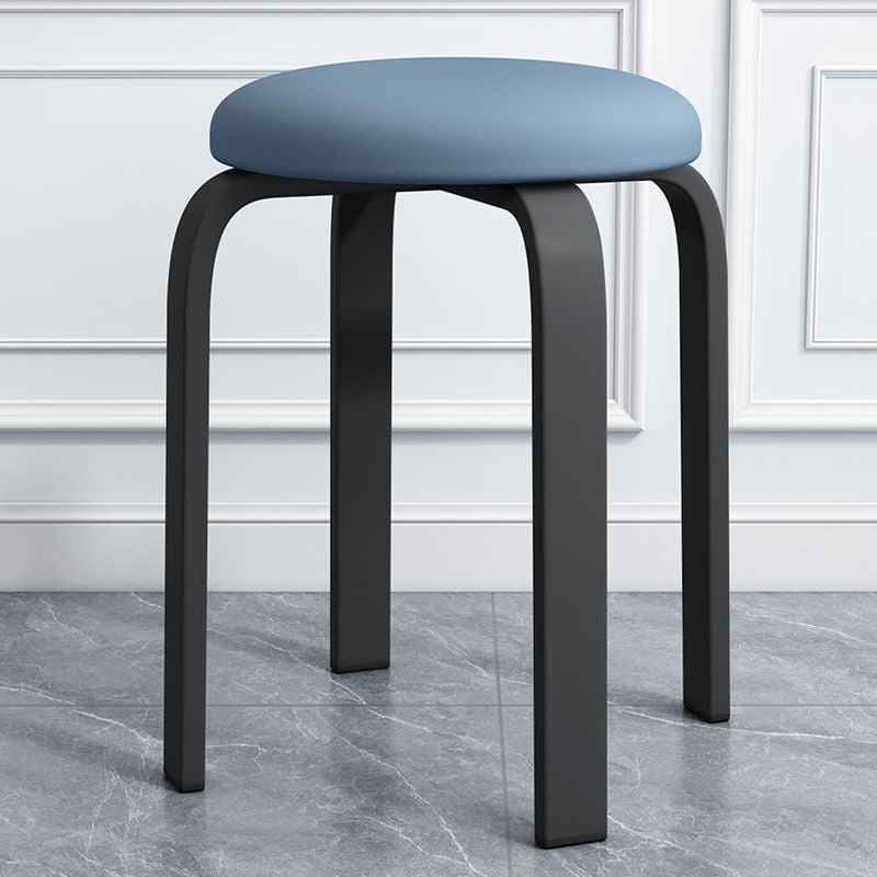 Stackable Italian Design Metal Stool