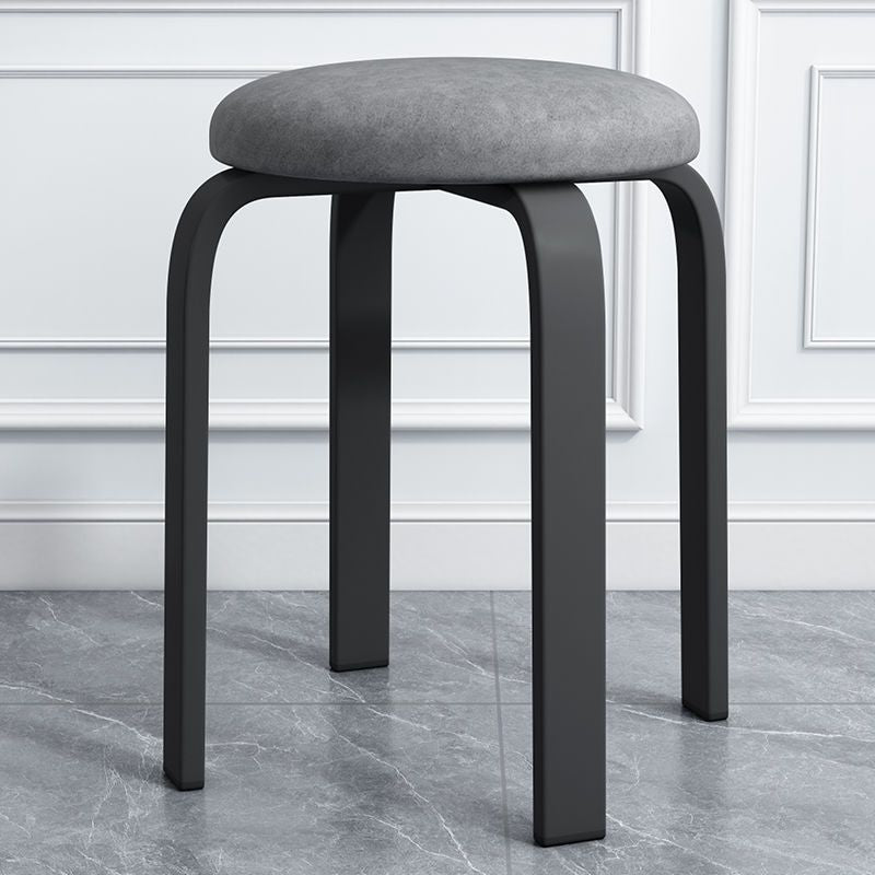 Stackable Italian Design Metal Stool
