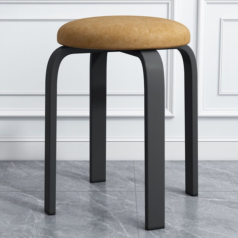 Stackable Italian Design Metal Stool