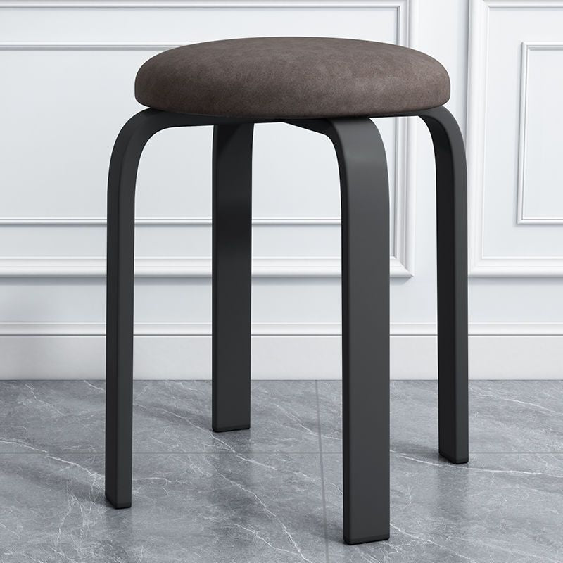 Stackable Italian Design Metal Stool