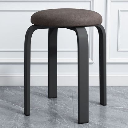 Stackable Italian Design Metal Stool