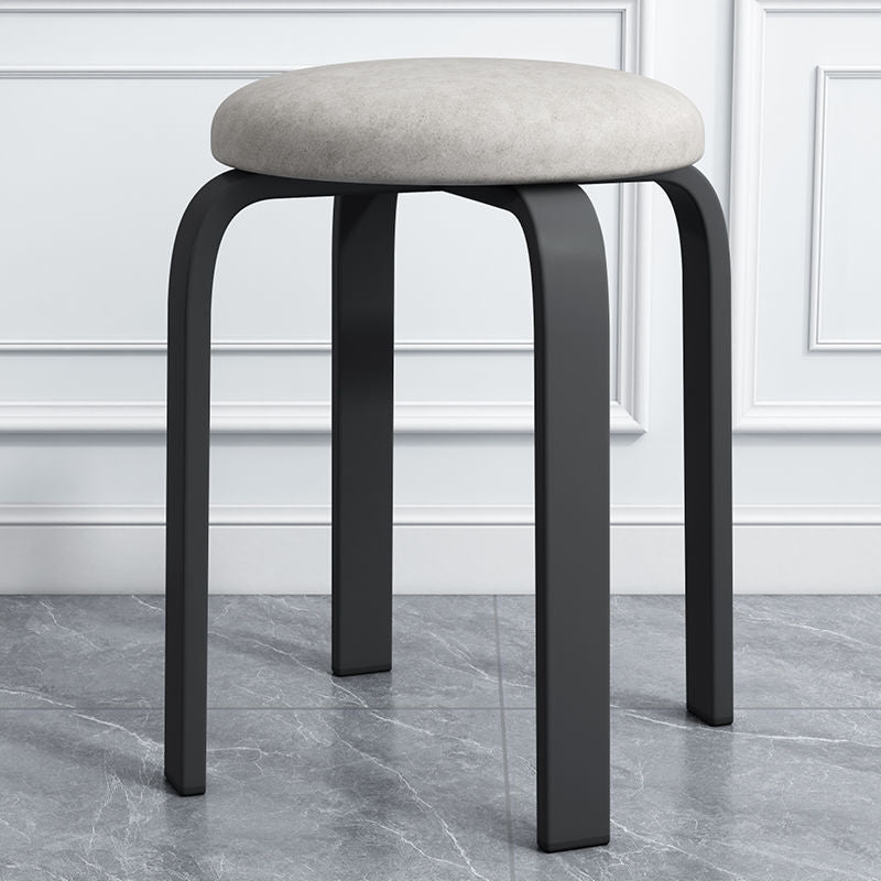 Stackable Italian Design Metal Stool