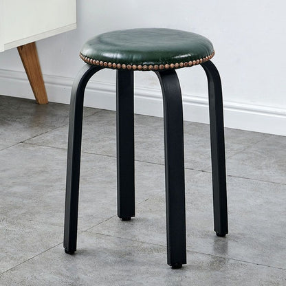Stackable Italian Design Metal Stool