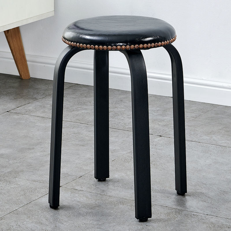 Stackable Italian Design Metal Stool