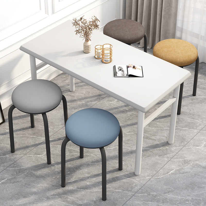 Stackable Italian Design Metal Stool