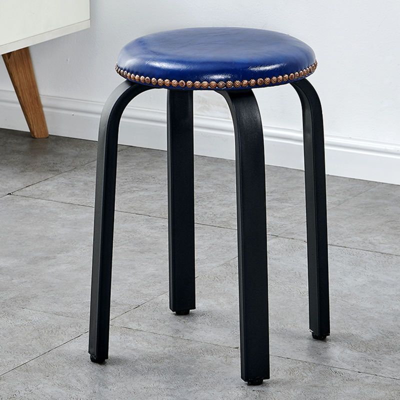 Stackable Italian Design Metal Stool