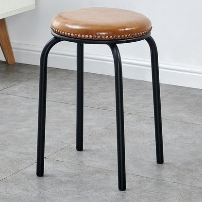 Stackable Italian Design Metal Stool