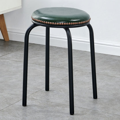 Stackable Italian Design Metal Stool