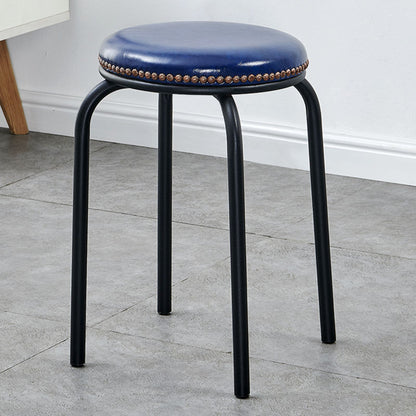 Stackable Italian Design Metal Stool