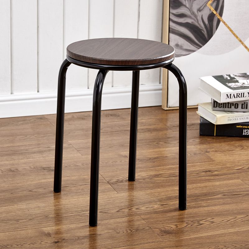 Stackable Italian Design Metal Stool