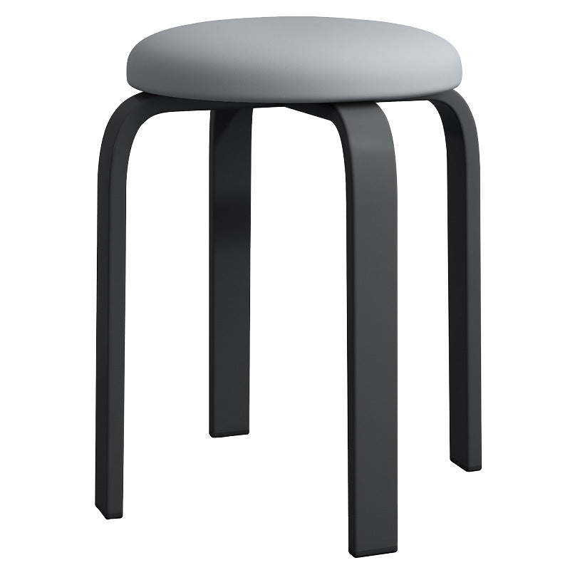 Stackable Italian Design Metal Stool