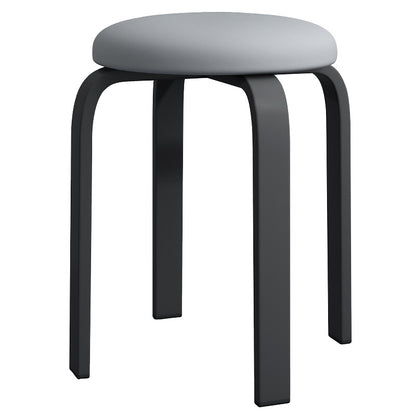 Stackable Italian Design Metal Stool