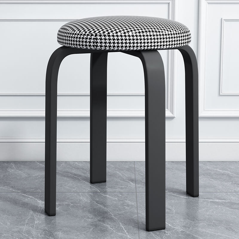 Stackable Italian Design Metal Stool