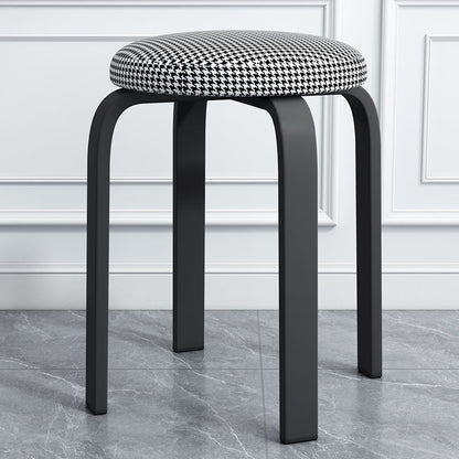 Stackable Italian Design Metal Stool