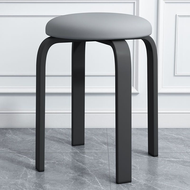 Stackable Italian Design Metal Stool
