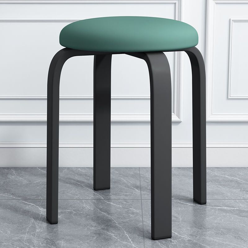 Stackable Italian Design Metal Stool