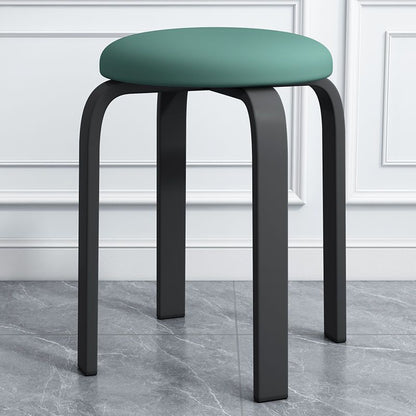 Stackable Italian Design Metal Stool