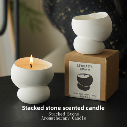Stacked Stone Creative Indoor Scented Candles